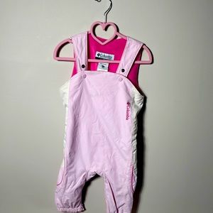 Columbia Pink Snow Pants Size 12 Months.